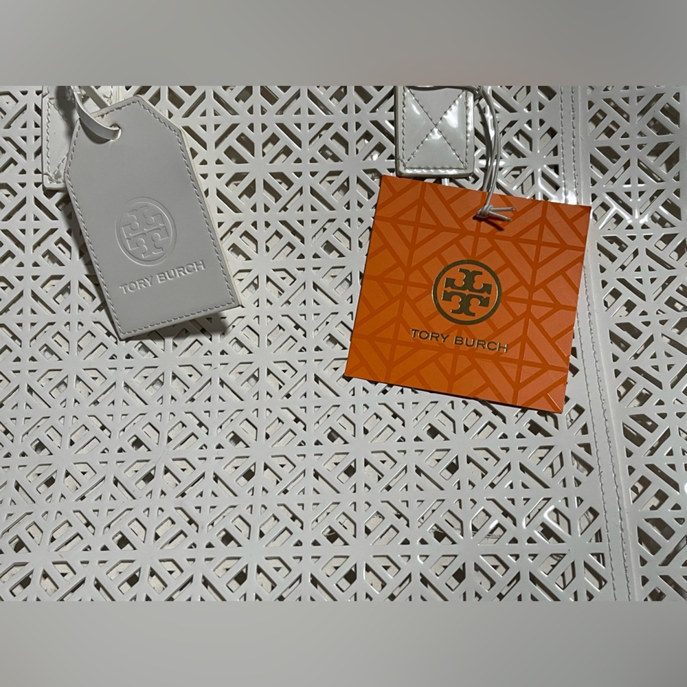 Tory Burch White Tote Bag